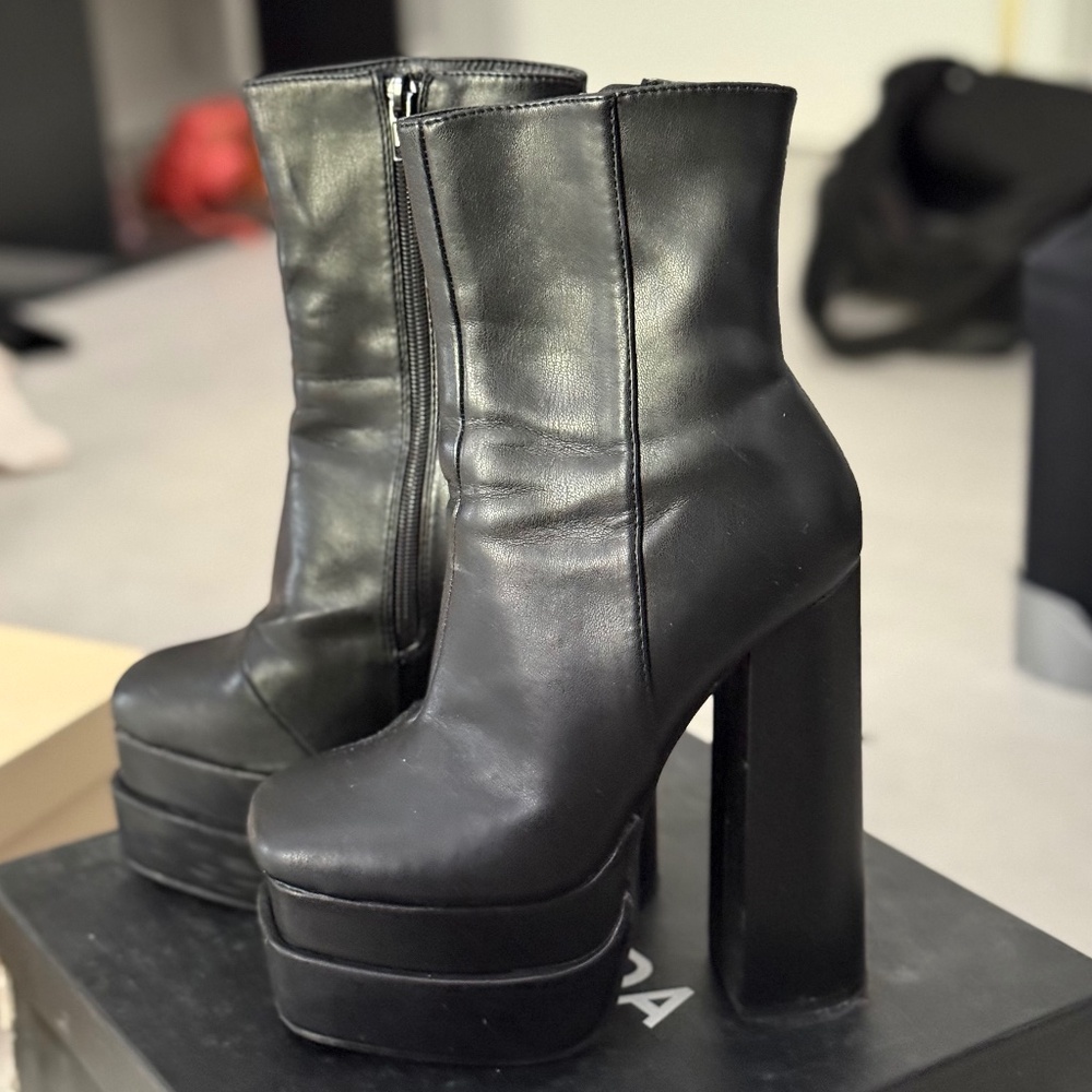Platform Ankle Boots